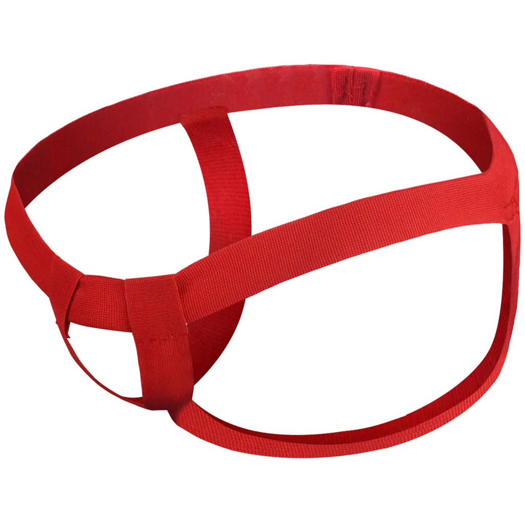 Sexy Gay Underwear Mens Jockstrap G-Strings Thongs Man Lingerie Erotic Penis Strap Solid Low Rise U Convex Pouch Panties Cueca