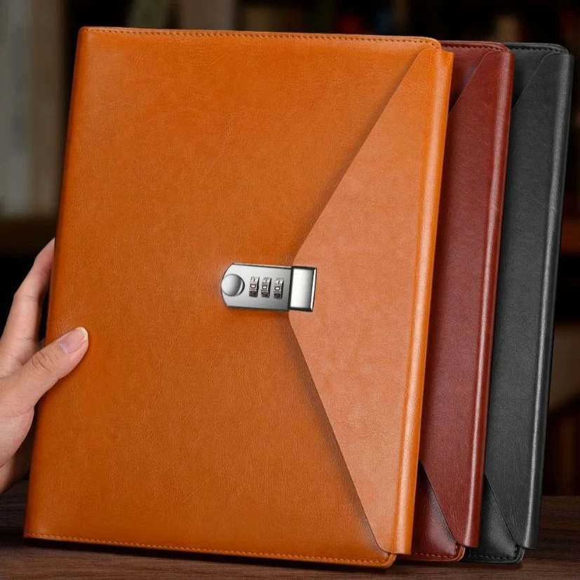 

Business Executive Padfolio with Password Protected A4 Folder and Versatile Document Organizer