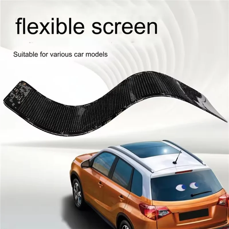 

NEW-Led Eyes For Windshield Animated Glowing Car Eyes Flex LED Display Programmable Flexible LED Signs LED Screen For Car