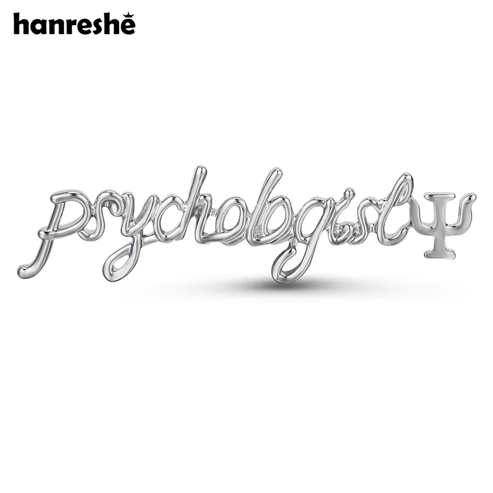 بروش سحري من Hanreshe-Psi ، دبوس علم النفس الطبي ، مجوهرات للطبيب والممرضة ، شارة طية صدر ، هدايا