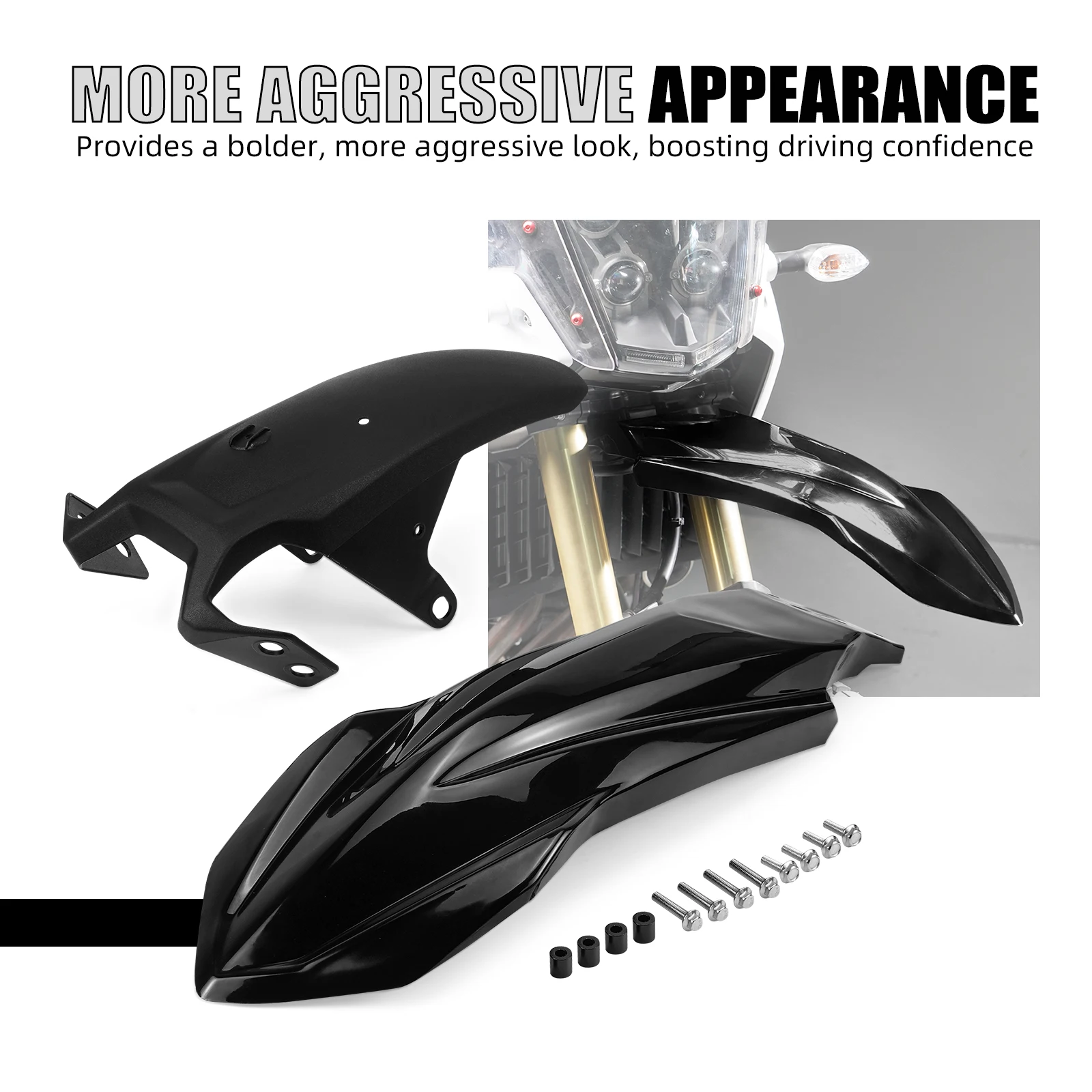 Für Yamaha Tenere 700 2019-2025 High Fender Kit Tenere 700 Rally/World Raid/World Rally/Extreme/Explore Tenere 700 Zubehör – Detail 3