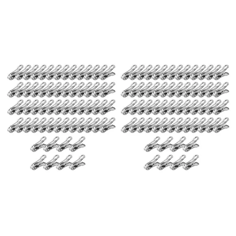 120 PCS Garden Clips,Greenhouse Clamps Made Of Stainless Steel For Netting,Garden Hoops Or Greenhouse Hoops-[LUCK 9]