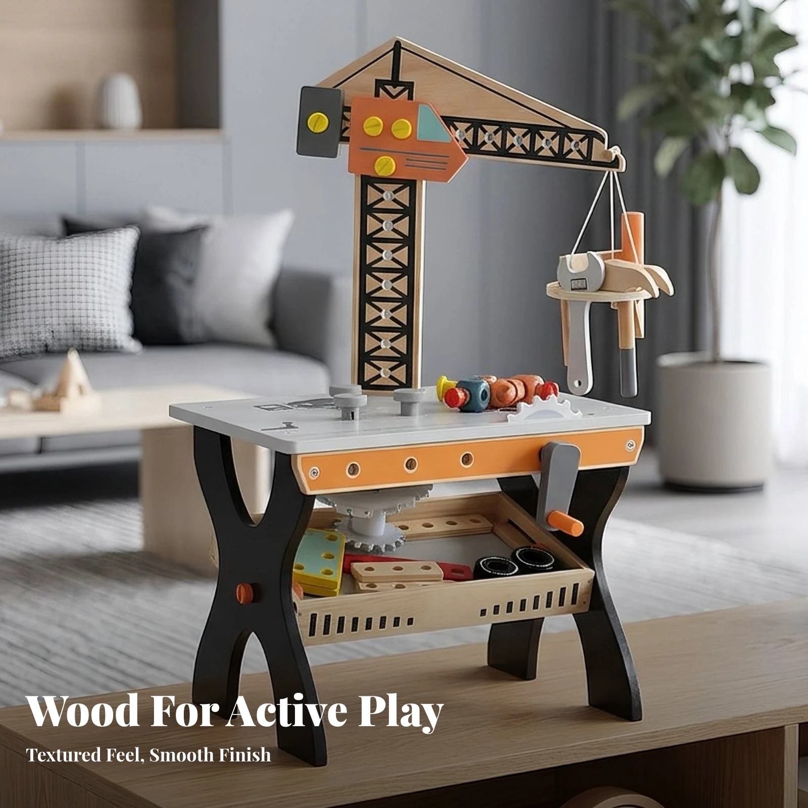 toy-workbench-with-crane-educational-wooden-toy-workbench-children's-tool-bench-safe-play-table-smooth-for-preschoolers