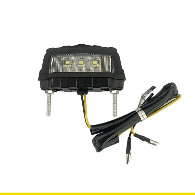 

SZCH High Visibility Dependable 3 LED Motorcycle Tail Light Reflective Weather Resistant Standard Fit Enhanced Night Safety