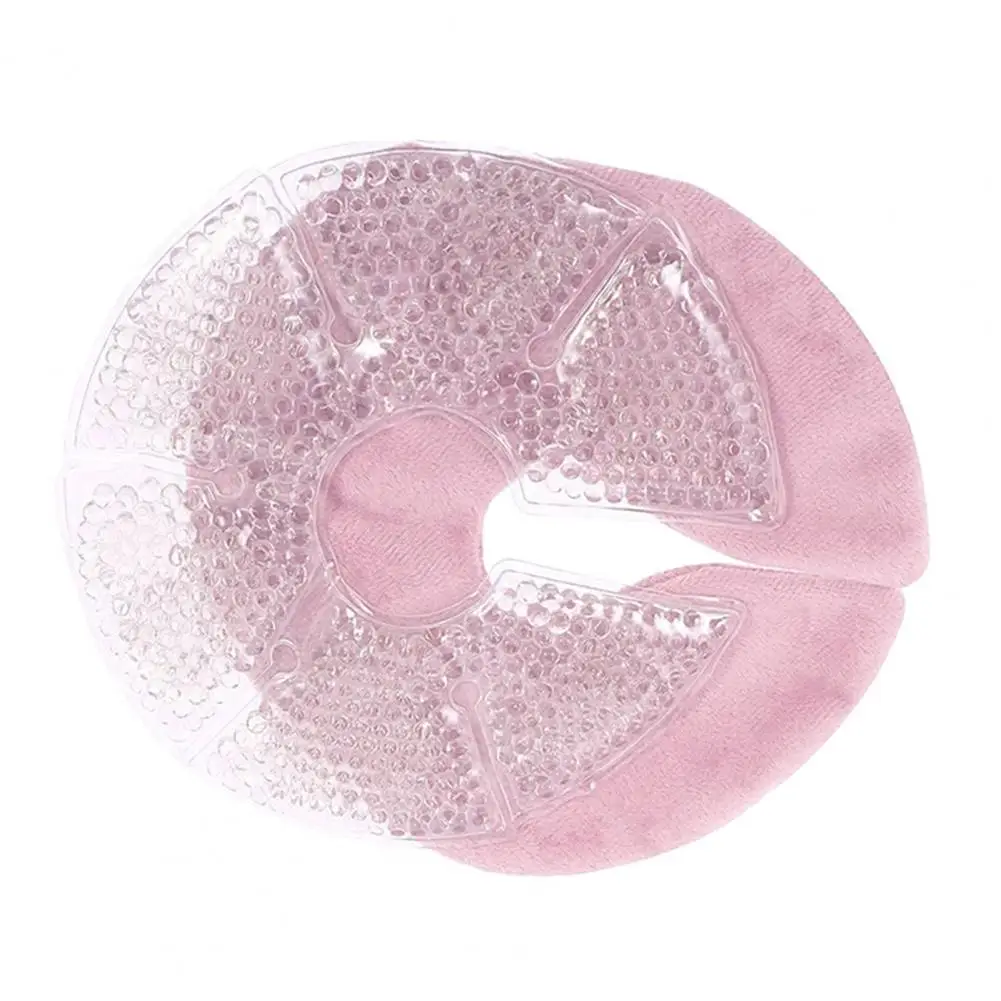 Breast Pain Relief Gel Packs 2pcs Hot Breast Therapy Packs Reusable Gel Compress Pads for Engorgement Relief for Breastfeeding