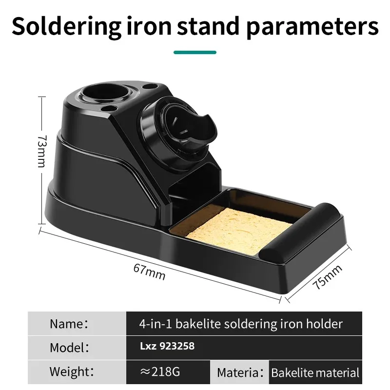 LUXIANZI Portable Soldering Iron Stand Holder Electric Soldering Iron Rework station Accessories High Temperature Weld Tin Stand