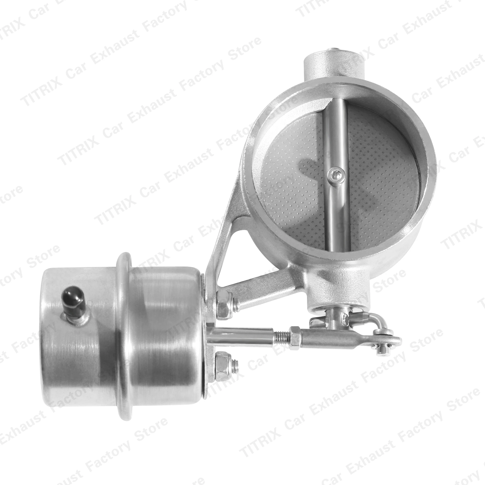 2'' 2.5'' 3'' Stainless Steel Exhaust Cutout Valve Set Vacuum Actuator Closed Style Exhaust Control Valve Kit Car Accessories