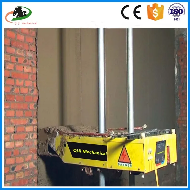 Automatic cement mortar plastering lifting machine indoor high efficiency wall plastering machine