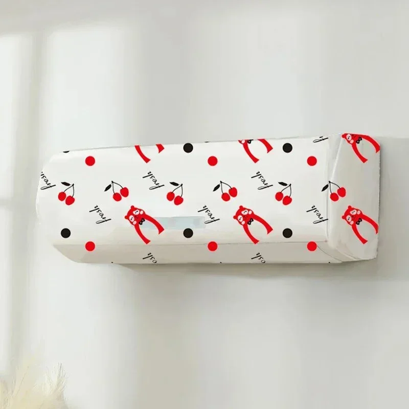1Pc Random Color Air Conditioner Dust Cover | Universal Minimalist Creative Cartoon Washable Fan Cover Air Conditioner Cover