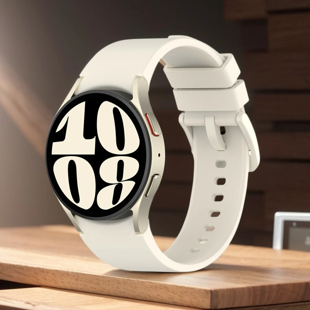

Silicone Strap Smart Watch Band Silicone Band for Samsung Galaxy Watch 6 5 4 Band for Samsung Galaxy Watch 6/5/4/Classic/5 Pro