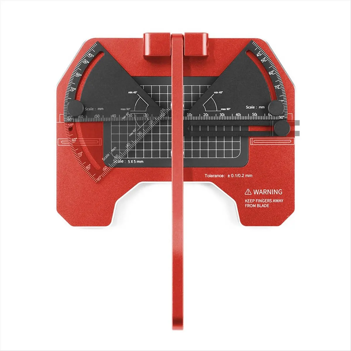 A89X AT-CJ Angel Cutting Station Aluminum Alloy Fixed Angle Model Tool Accurate Shaping Cut Rubber Plates Rods Plastic Model