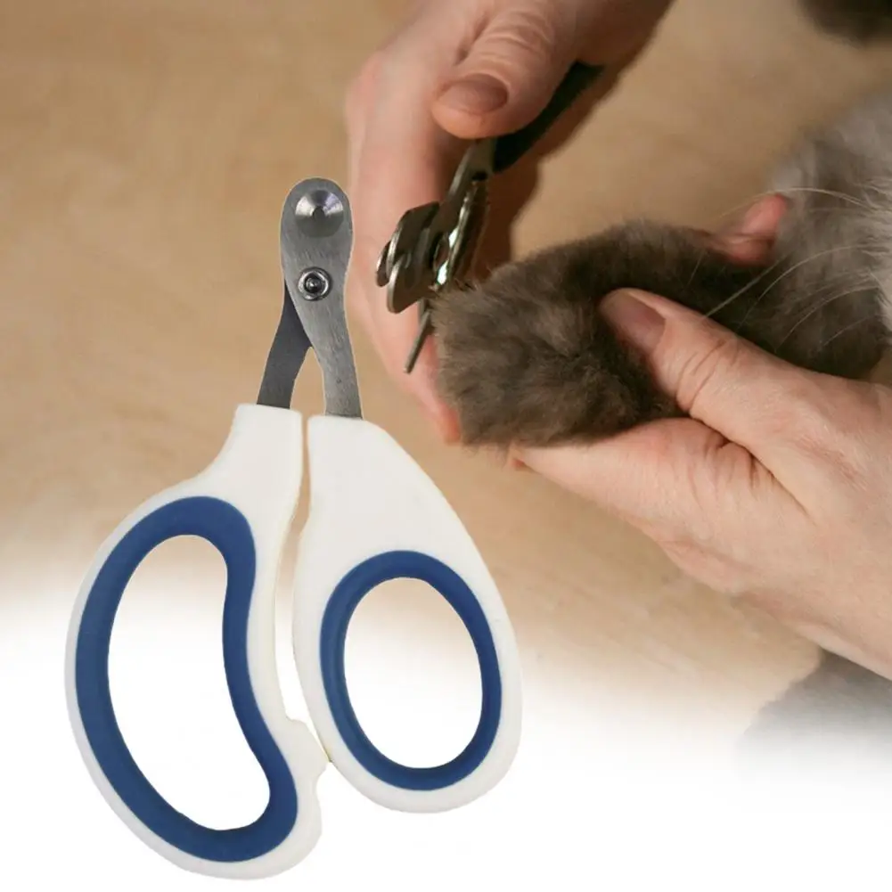 Pet Nail Clippers Professional Gentle Precise Trimming Safe Lock Ergonomic Design Comfortable Grip For Small Animals