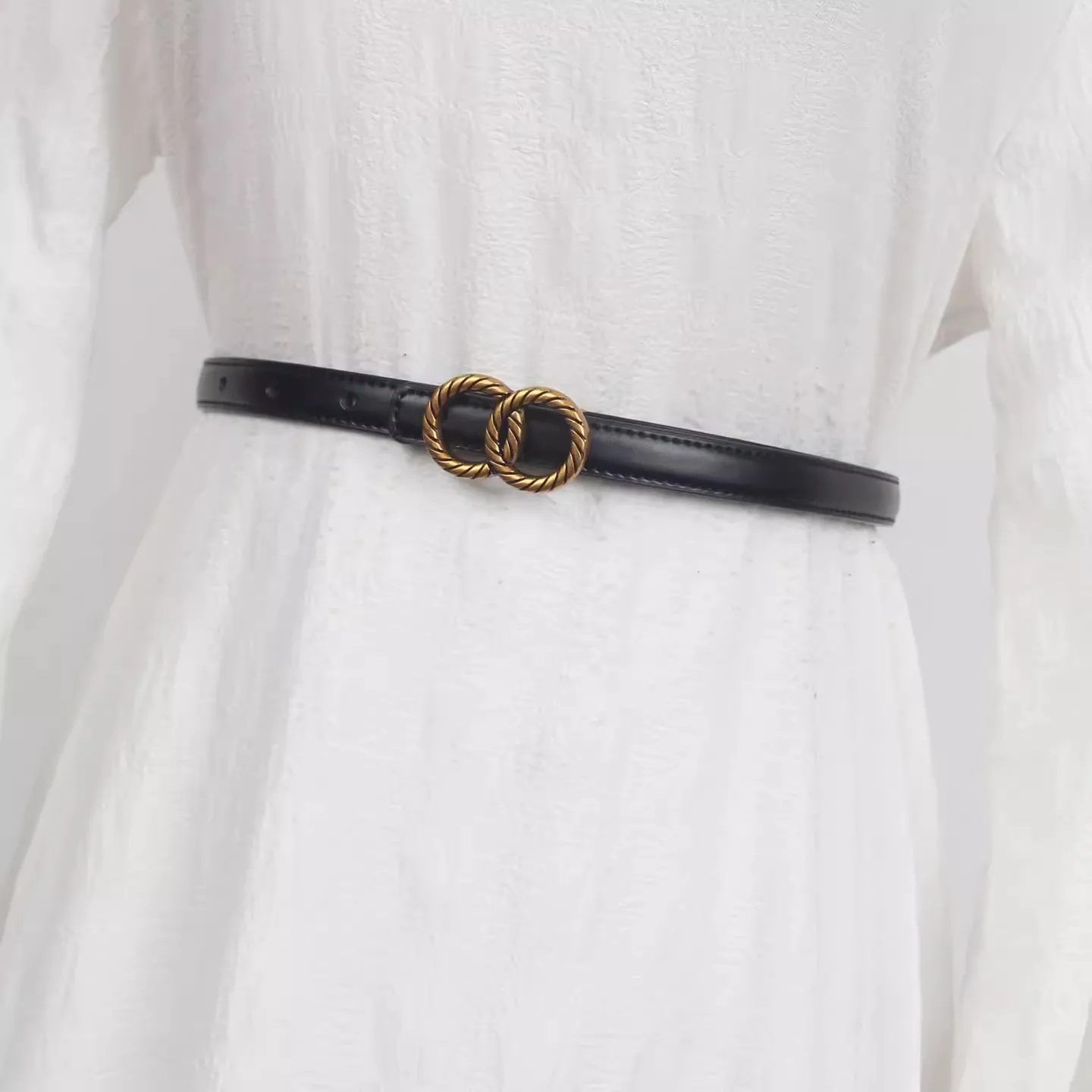 المرأة خمر مشبك جلد طبيعي مشد الإناث Cummerbund معطف حزام فستان Decration حزام ضيق J1633