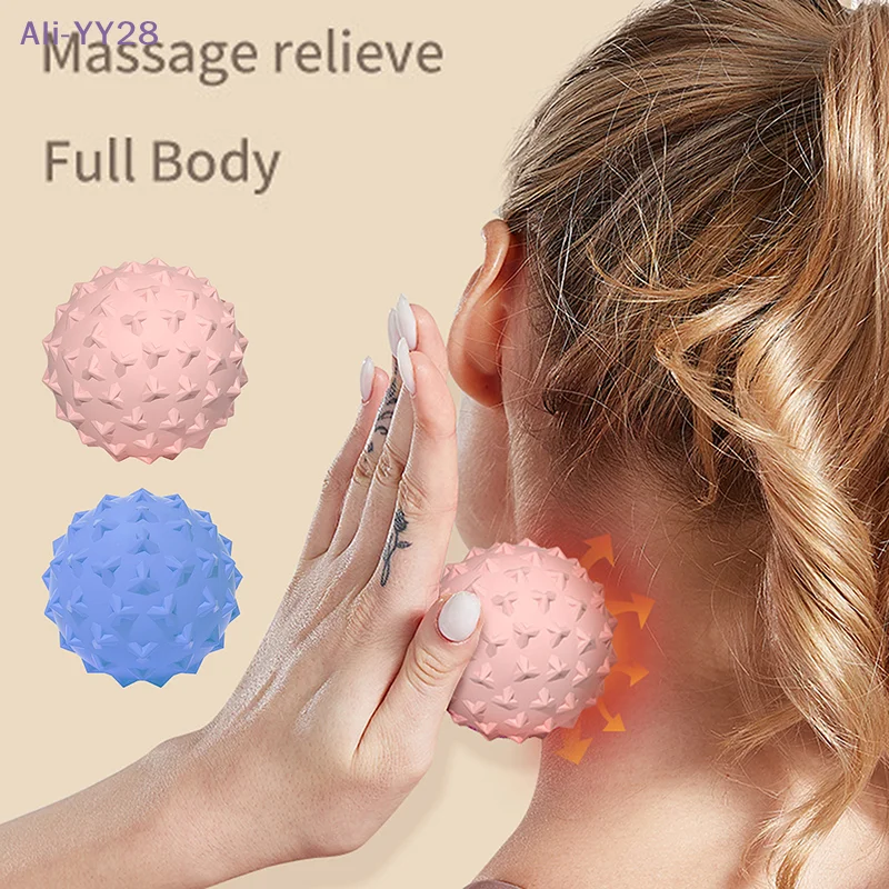 【YY28】Manueller Massageball, Faszienball, Muskelentspannung, Massage, Yoga, Fitnessgerät, Taille, Schulter, Nacken, Fußmassage, Meridian