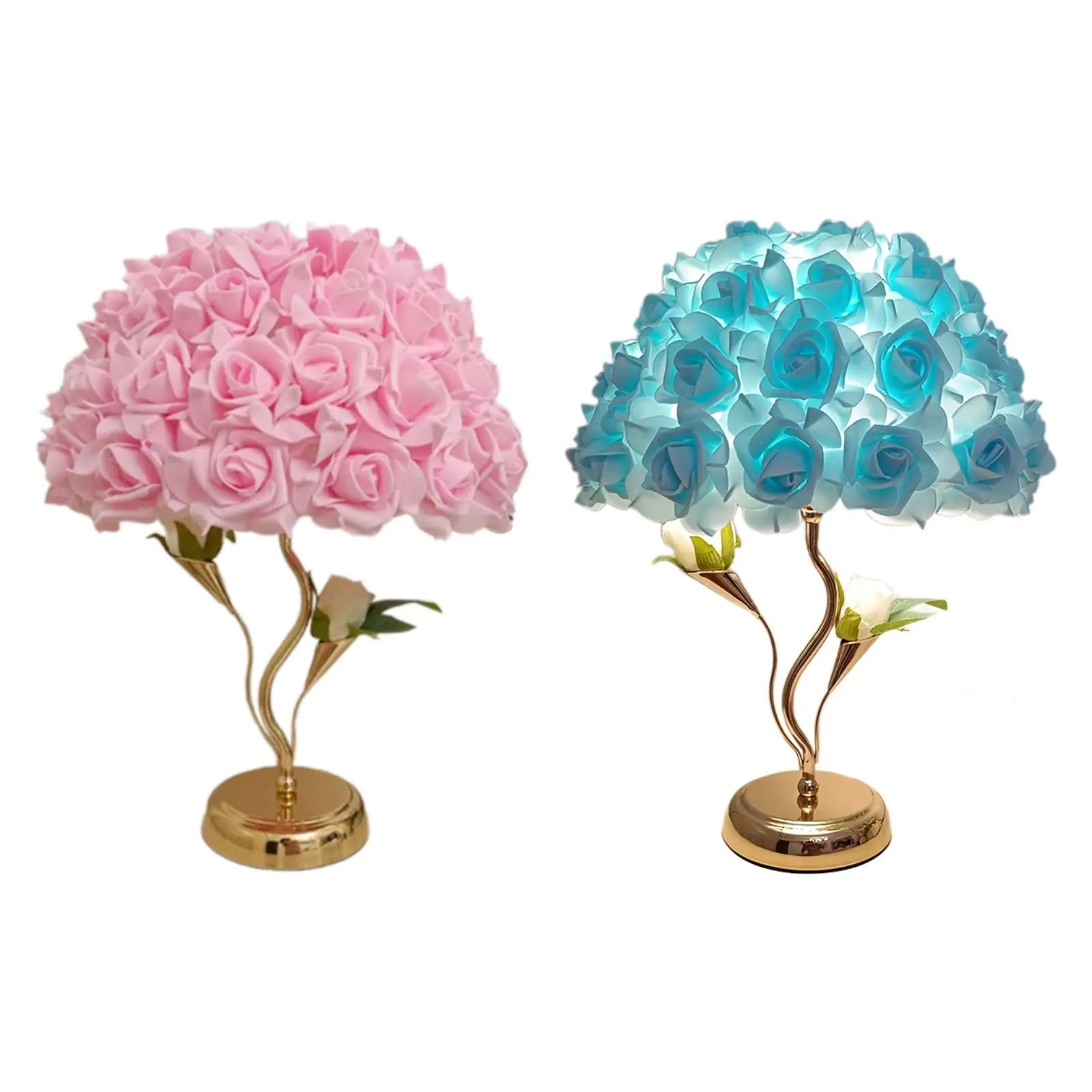 

Atmosphere Girls Lamp LED Rose Bedside Table Lamp for Living Room Bedroom