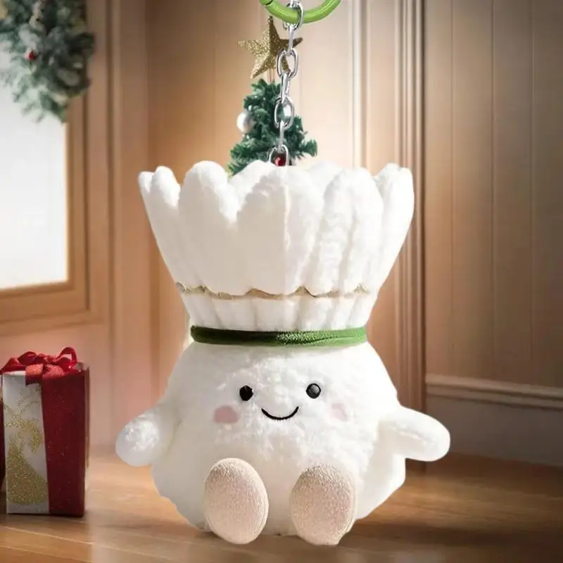 حقيبة كرة الريشة فوفو القطيفة الرائعة هدية ساحرة للأصدقاء والصديقات 2025 #4