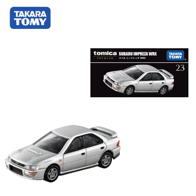 TAKARA TOMY diecast alloy car model flagship black box TP23 Subaru Leopard coupe collectible ornament, a gift for children.