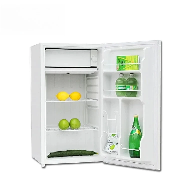 ثلاجة صغيرة بباب واحد 110 فولت/220 فولت 90 لتر مع فريزر 10 لتر