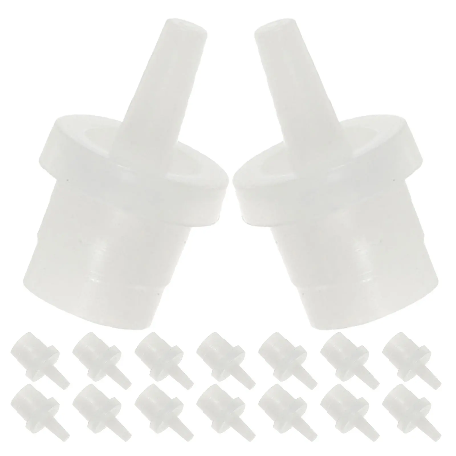 200Pcs Eyelash Glue Bottle Caps Replacement Lash Bottle Nozzle Sealers for False Eyelash Extensions Beauty Supplies