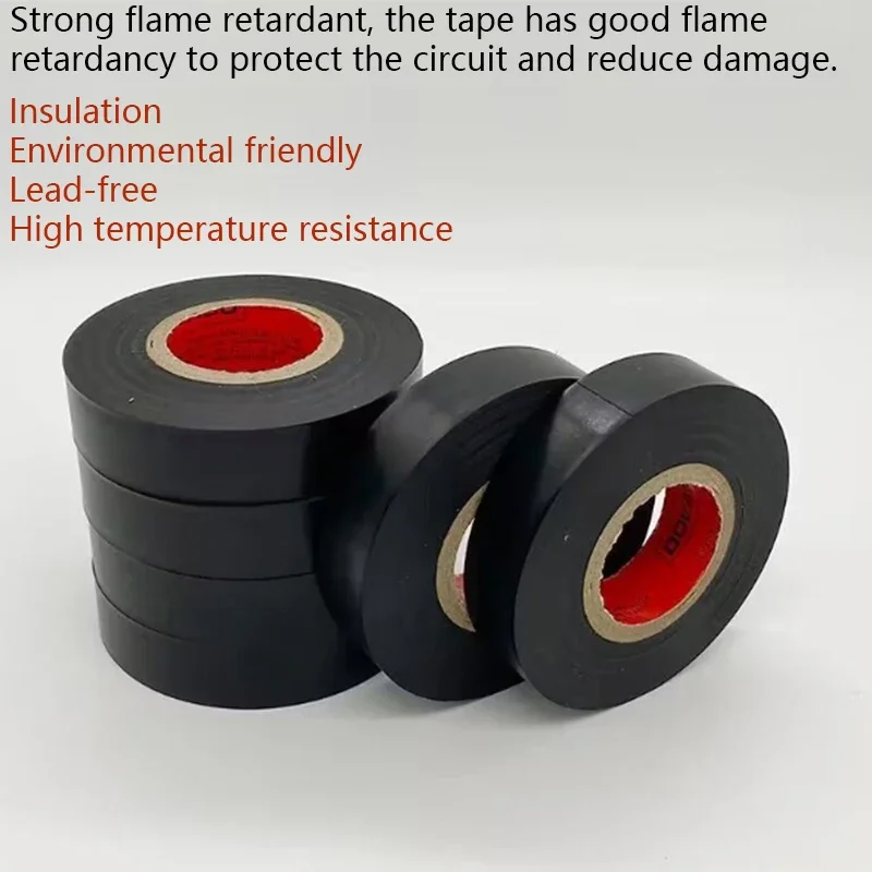 Original Super Sticky Electrical Waterproof Flame Retardant Tape PVC Insulated Wire Tape Harness Protection Tape