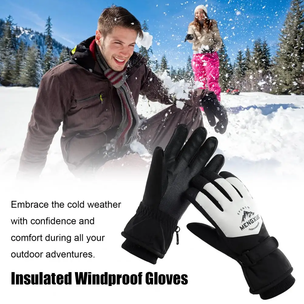 Thermal Gloves for Winter Gloves Winter Thermal Gloves for Outdoor Sports Men Women Waterproof for Cycling