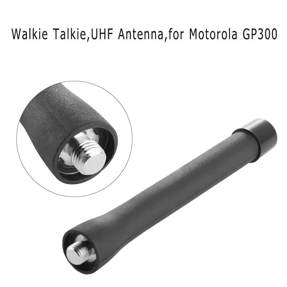 

Two Ways Radio Antenna Practical 400-470 MHz Antenna Black Accessories for Motorola GP330 GP340 GP360 GP380 GP640