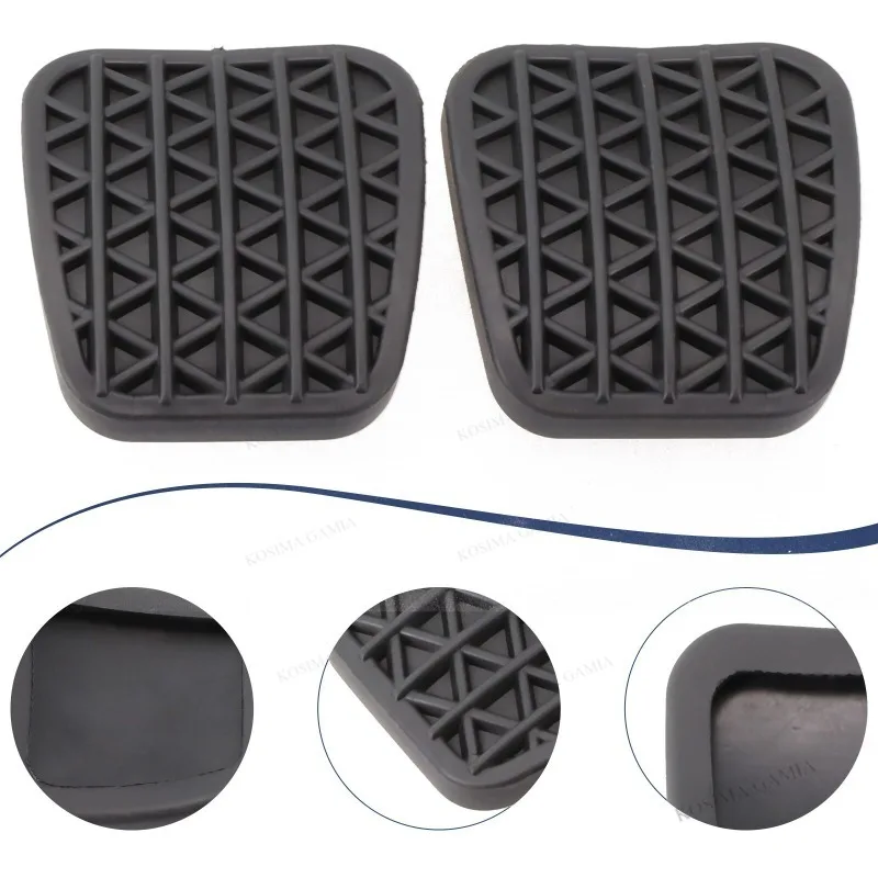 For Opel Vauxhall Astra J P10 2009 2010 2011 2012 2013  Car Rubber Brake Clutch Foot Pedal Pad Covers Accessories OEM 90498309