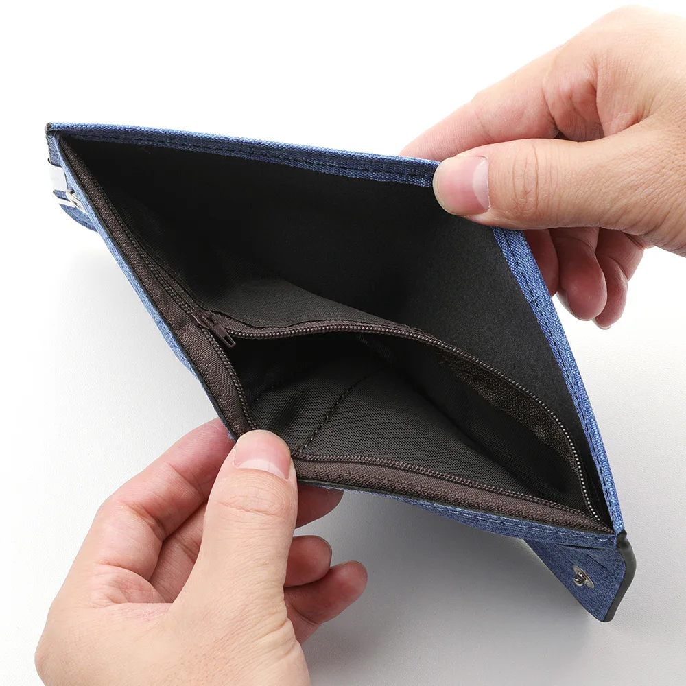 كابيبارا أنيمي الرجال المحفظة الكرتون نمط قماش عملة المحفظة الرجال حامل بطاقة الائتمان المحفظة