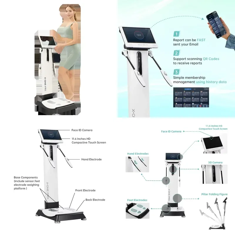 for X ONE PRO Smart Sports Equipment 3D Body Scanner with Bioimpedance Weight Meter BCA Machine Body Composition Scale