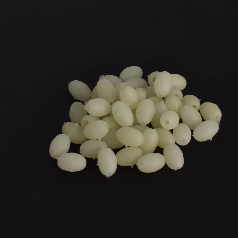 100 Stück Weiche Kunststoff-Angelperlen Ovale Weiche Angelköder-Perlen Hochwertige 6*10mm 3,4*5mm 5*8mm Perlen – Detail 5