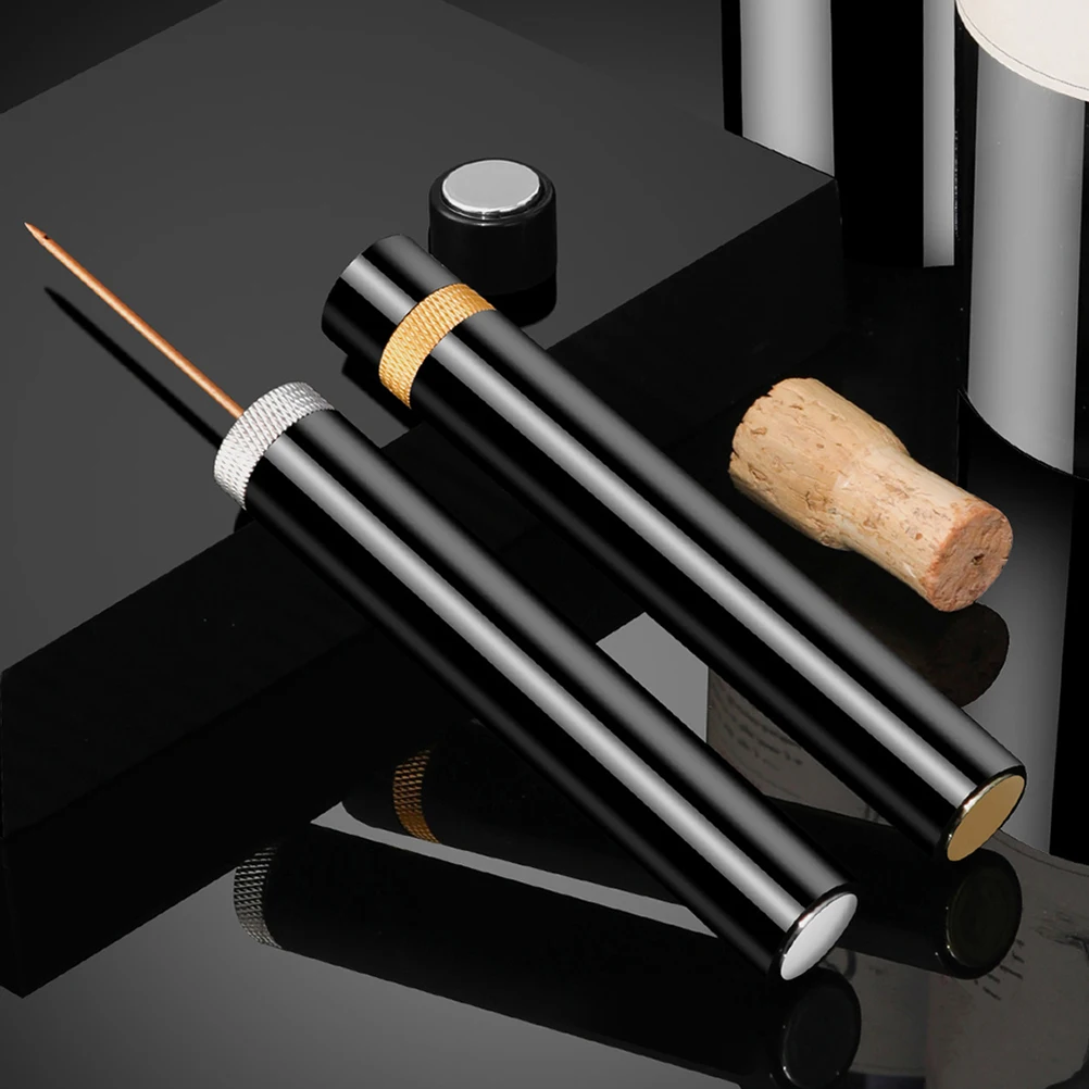 

1Pcs Red Wine Opener Air Pressure Bottle Open Tool Stainless Steel Manual Wine Cork Remover Fast Easy Opening for Beer Drinks