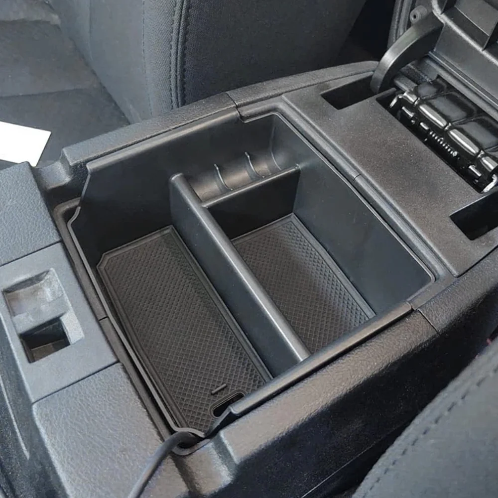 علبة تنظيم وحدة التحكم المركزية مناسبة مخصصة لسيارة جيب رانجلر JK JKU 2011-2018 صندوق تخزين مسند الذراع مع أجزاء تصفيف السيارة المقسمة