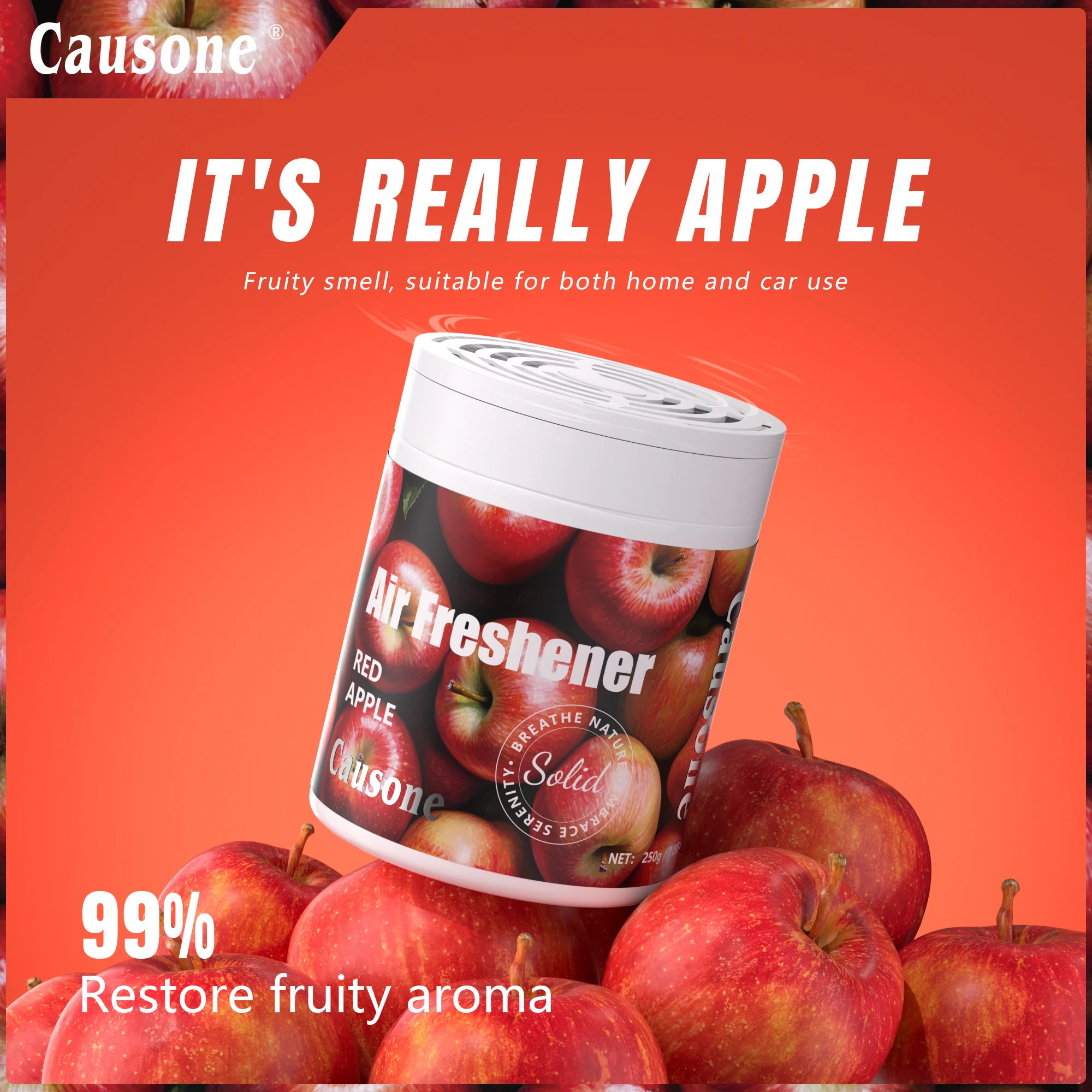 Home Bathroom Freshener - Causone Katı Oda Kokusu Çoklu Meyve