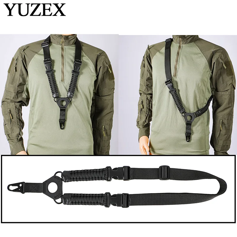 

Охотничья винтовка с охотничьими аксессуарами, тактическое снаряжение, тактическая одноточечная стропа для пистолета, плечевой ремень, ремень для винтовки, металлическая пряжка