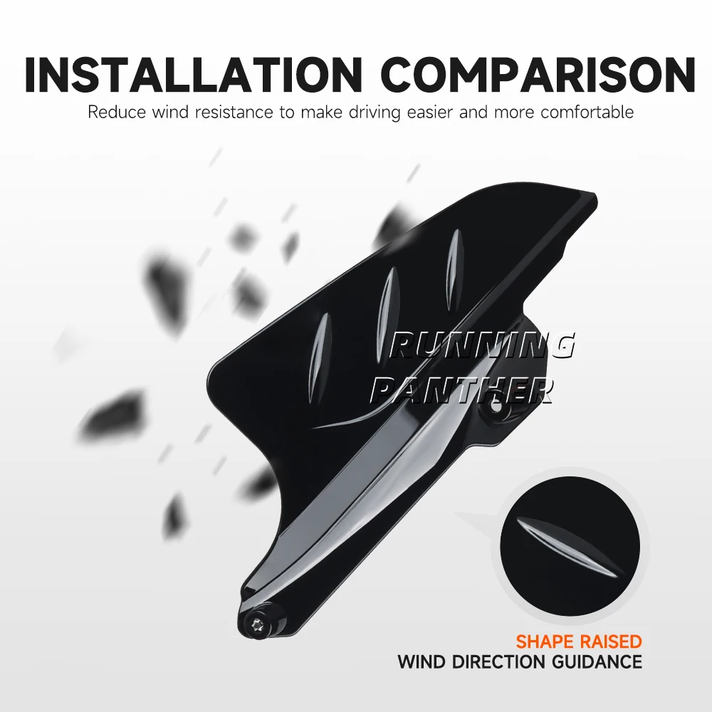 2019-2024 لـ Roadmaster الهندي Dark Horse/Limited/Chieftain Limited/Dark Horse مجموعة سبويلر جانبية للدراجة النارية منحرف هدية