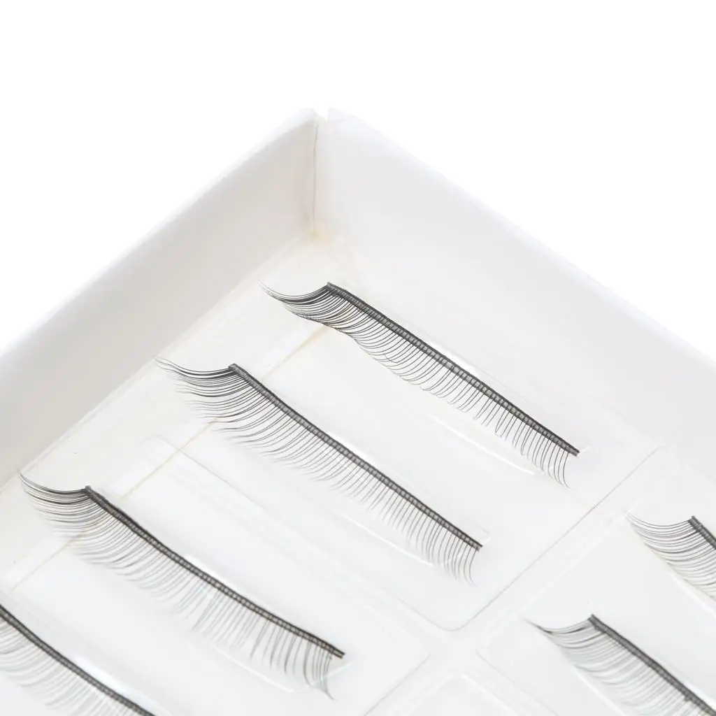 3x 10 pares de pestañas postizas de extensión de maquillaje para principiantes Amature
