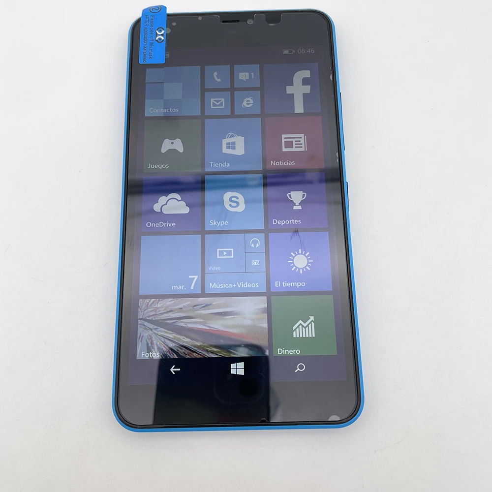 الأصلي Lumia 640 XL 13MP 5.7 "واي فاي 1GB + 8GB هاتف محمول بلوتوث صنع في فنلندا مفتوح شحن مجاني