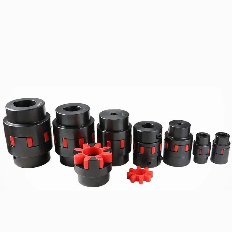 

New 45 steel material Star Elasticity couplings XL3 Couplings Plum High Torque Coupler size is D=65 L=90 D1&D2 at 15-35MM choose