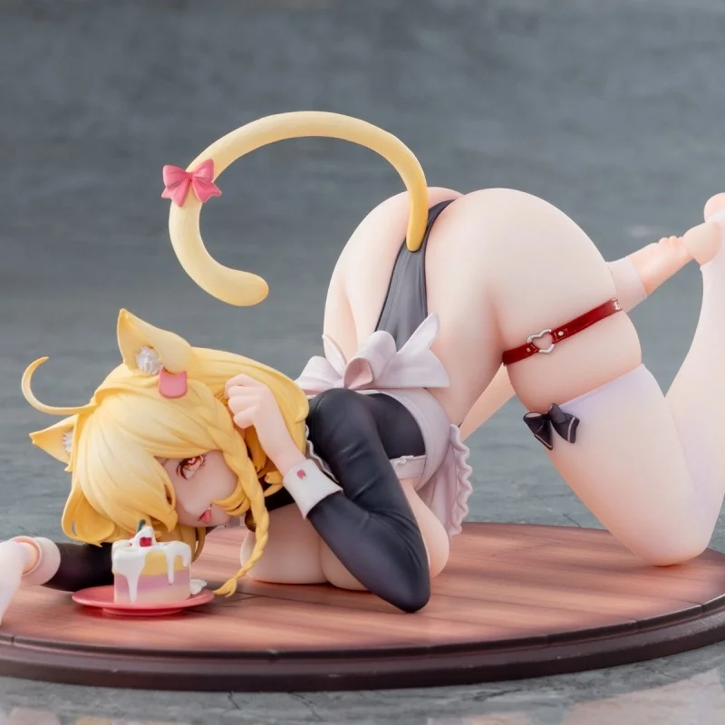 New Original Kawa Design 1/6 Maid Meow Ji Cat Coco 26cm Anime Action Figures Collecting Toys Desk Decor Custom Gift Stock view 4