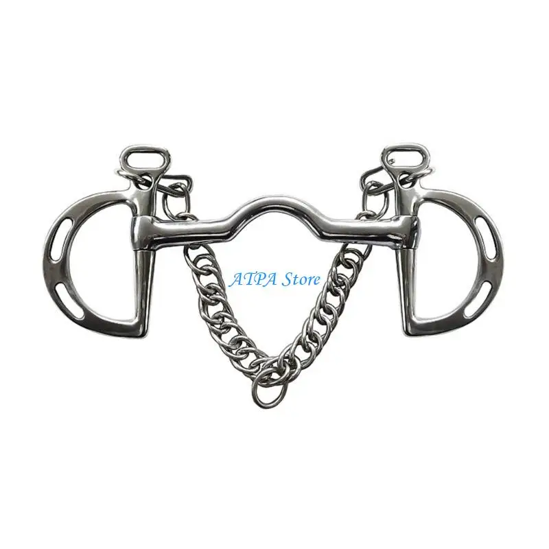 U13C Competition Grade Horse Bit Equipped with Shocked Absorbing Silicones for Precise Conduct During Event