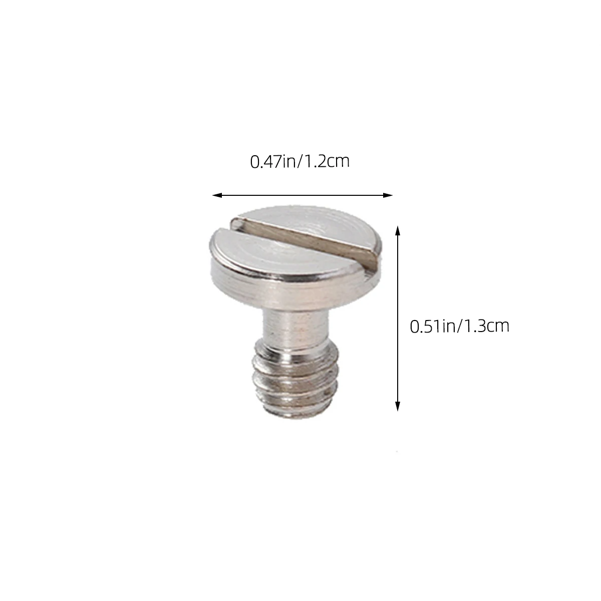 2/6pcs 1/4 2mm*13mm Screws Camera Tripod Without Handle Universal Quick Release Plate Screw Dslr Camera Mount Screw Quick