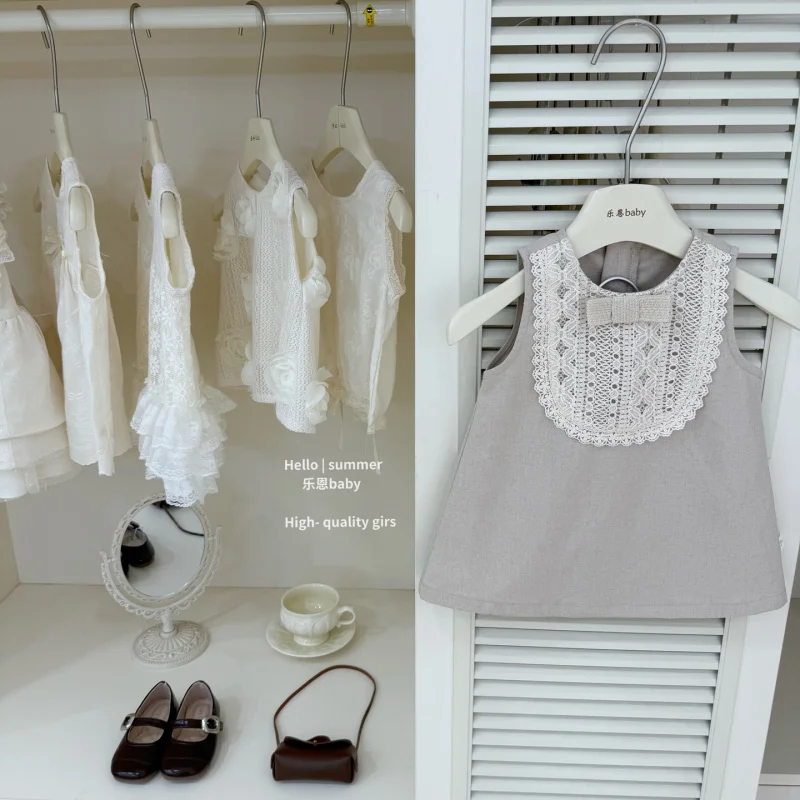 Children's Girls' Princess Dress, Spring Style, Medium and Large Children's Dress, High-End Spring and Autumn4Summer high-end mo