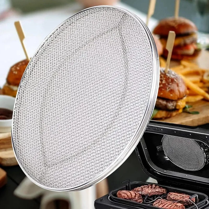 Stainless Steel Splatter Shield For AG300,IG651 IG601 Reusable Indoor Grill Accessories Stainless Steel Splatter Screen