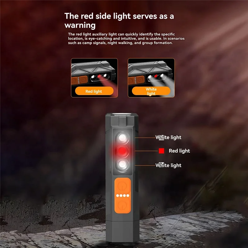 

【24 Hours Sale】For Outdoor Camping Lighting LED Rechargeable Flashlight Portable Torch Light With Magnetic 1500 Lumens Powerful