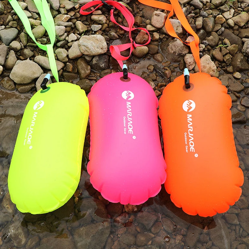 HOT! 1pc Float Inflatable Signal Drift Bag PVC Swimming Buoy Safety Air Dry Tow Bag Outdoor