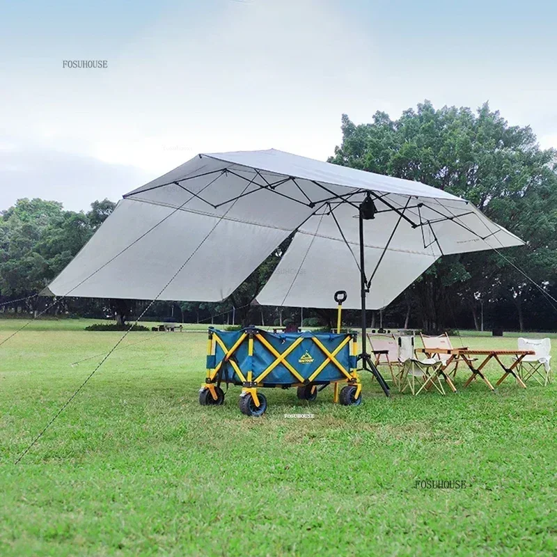 Toldo plegable para exteriores, tienda de campaña, toldo para coche, hogar, Patio, protector solar, Picnic portátil, pérgola de pesca, Gazebos multifuncionales