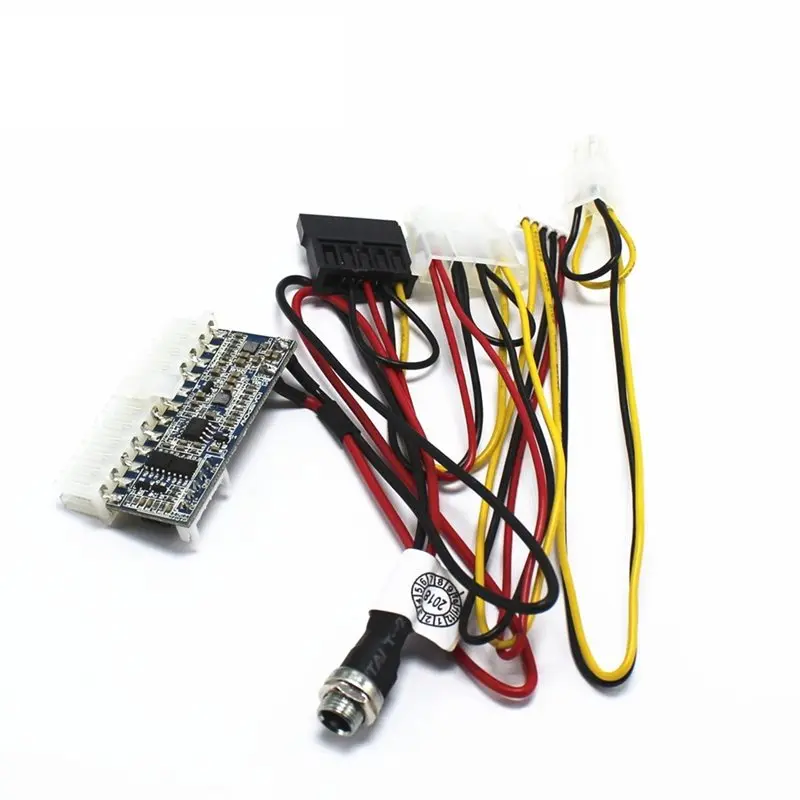Reliable-DC-ATX-160W DC 12V ITX Z1 Upgrade 24Pin For ATX Switch PSU Car Auto DC-ATX Power Supply Module ATX Power Switch Cable,D