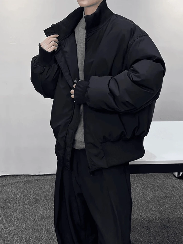 

Мужская утепленная хлопковая куртка Cleanfit: высококачественная теплая зимняя куртка в американском стиле с воротником-стойкой, повседневная, приталенного кроя