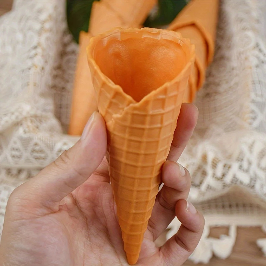 현실적인 아이스크림 파삭 파삭 한 콘 모델 현실적인 아이스크림 파삭 파삭 한 사진 무대 소품 소품 디스플레이 연습 아이스크림 싸움