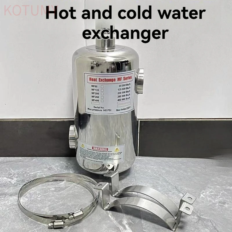 3T Swimming Pool Heat Exchanger MF Series 304 Stainless Steel Water Spa Constant Temperature Heating Machine